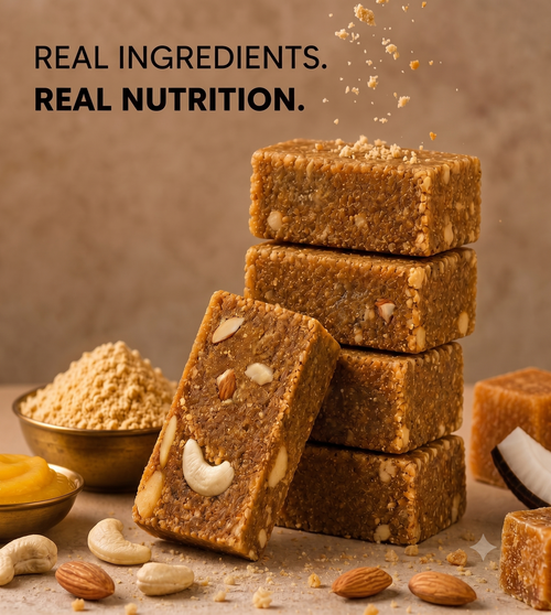 GharseGood Handmade Sattu Bars - 200 gms